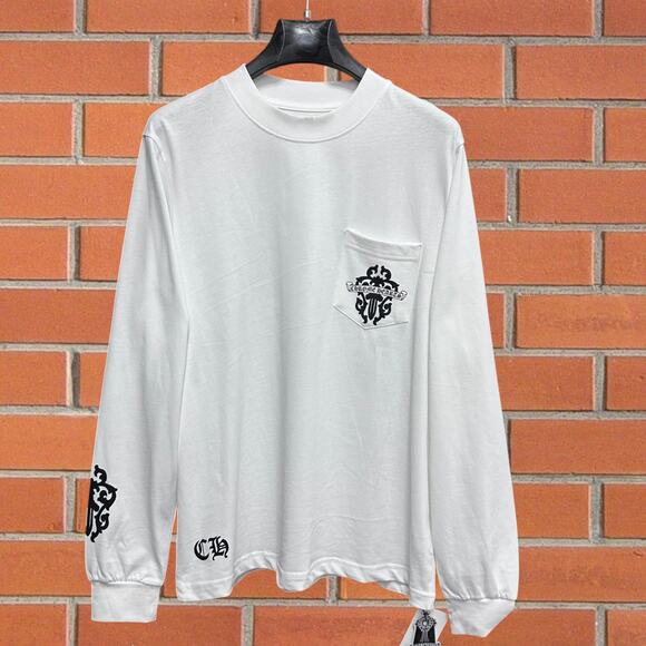 Chrome Hearts Classic White Long-Sleeve Shirt